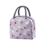 Functional Insulated Oxford Lunch Bag Flower Pattern Cooler Lunch Box Bags Thermal Food Picnic Lunch Bags for Women Kids
