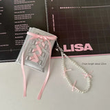 Silver Sweet Wallets for Women Y2k Strap-on Designer Original Fashion Short Coin Purse Korean Style Casual New Cute Wallet Purse