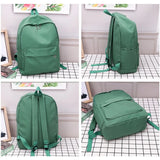 High Quality New Waterproof Nylon Women Backpack Female Travel Bag Backpacks Schoolbag for Teenage Girls Solid Color Bookbag