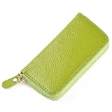 Fashion Vintage Genuine Leather Wallet Men Women Multifunction Zipper Key Case Bag Key Holder Housekeeper Keys Organizer