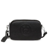 Women's Solid Color Leather Crossbody Bag - Durable Messenger & Phone Bag