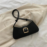 Women's Shoulder Bag Solid Color Popular Small Bag Trend Summer 2025 New Trendy Crossbody Bag Texture Shoulder Underarm Bag