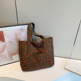 Corduroy Large Capacity Shoulder Tote Bag Women's Fashion