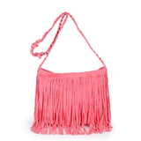 Women's Velvet Tassel Crossbody Bag - Fashion Shoulder Handbag
