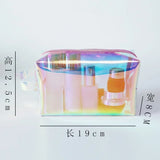 PVC Women Travel Transparent Storage Bag Toiletries Organize Waterproof Cosmetic Bag Portable Makeup Bag Female Wash Bag Handbag