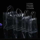 Clear PVC Women's Tote Bag Large Capacity Beach Travel Organizer