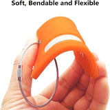 2pcs Name ID Card Silicone Travel Luggage Tag Suitcase Travel Accessories Quickly Discover  Luggage Tag Name Baggage Information