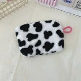 Kawaii Floral Travel Portable Coin Purse Cosmetic Lipstick Storage Bag Women Makeup Handbags Wallet Organizer Small Pouch Bags