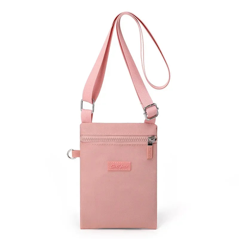 Canvas New and Mini Nylon Phone Zero Version Mobile Sweet Korean Bag Neck Versatile Fresh Shoulder Girl Bag Cross-body Purse