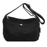 Vintage Canvas Shoulder Crossbody Bag - Unisex Zipper Handbag