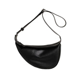Sewing Thread Shoulder Bags Zipper Women's Bags 2025 Hot Sale PU High Capacity Handbag Solid Saddle Splicing Bolsas De Mujer