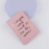 Travel Waterproof Dirt Passport Holder Cover Wallet Letter Print Fashion ID Card Holders Business Credit Card Holder Case Pouch