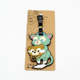 Disney Bear Duffy Luggage Tag Travel Accessories Cartoon StellaLou Cute LinaBell Baggage Label Suitcase ID Address Card Holder