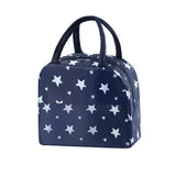 Functional Insulated Oxford Lunch Bag Flower Pattern Cooler Lunch Box Bags Thermal Food Picnic Lunch Bags for Women Kids