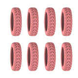 8PCS Travel Luggage Caster Shoes Silicone Suitcase Wheels Protection Cover with Silent Sound Reduce Noise Luggage Accessories