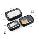 Waterproof Transparent PVC Cosmetic Bag Women Make Up Case Travel Zipper Makeup Beauty Wash Organizer Toiletry Storage Kit Bags