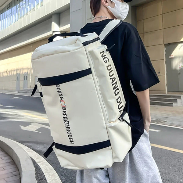 Fashion Travel Backpack Large Capacity Casual Fitness Versatile Shoulder Bag