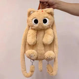 40cm Kawaii Cat Plush Backpack Large-Capacity Stuffed Animal Bag