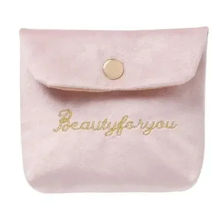 Women Girl Velvet Cute Small Cosmetic Bag Travel Napkin Sanitary Pad Lipstick Organizer Bag Purse Pouch Makeup Bags Case Pouch
