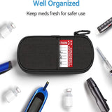 Portable Insulin Cooling Bag Glaciated Cold Storage Bag Medicine Travel Pocket Cooler Pen Bag Pack Drug Freezer Pen Bag