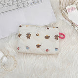 Cute Cartoon Small Travel Cosmetic Lipstick Earphone Card Portable Storage Bag Purse Women Mini Makeup Handbags Wallet Pouch Bag