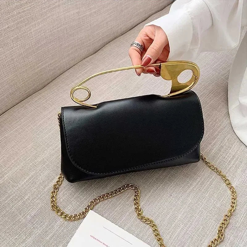 PU Leather Handbag Women Designer Chains flap Shoulder Bag 2025 Fashion Party Clutch Bags Purse Mini Crossbody Tote Female bolsa