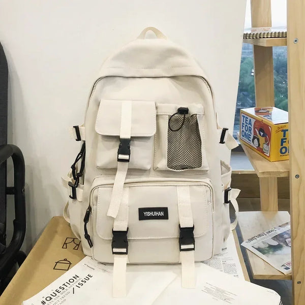 Teen Canvas School Backpack High Quality Fashion Student Bag