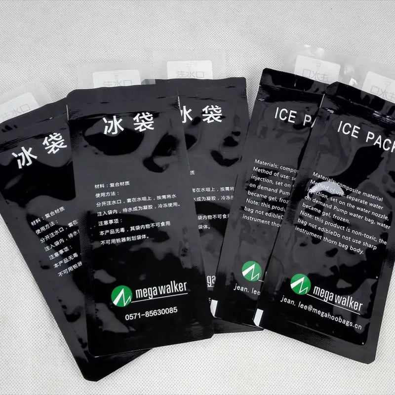 10pcs Water Injection Seafood Preservation for Restaurant Takeout Cold Compressed Keep Food Fresh Ice Pack Cooler Bag