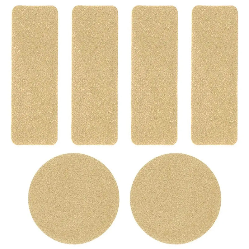 6pcs Accessories Self-Adhesive Shoe Repair Patch Microfiber Leather Durable Heel Hole Pads Universal Sneaker Repair Pads