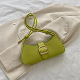 Women's Shoulder Bag Solid Color Popular Small Bag Trend Summer 2025 New Trendy Crossbody Bag Texture Shoulder Underarm Bag