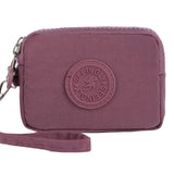 Women Three Layer Wallets Nylon Coin Purse New Korean Large Capacity Portable Oxford Cloth Coin Wallet Waterproof Portable