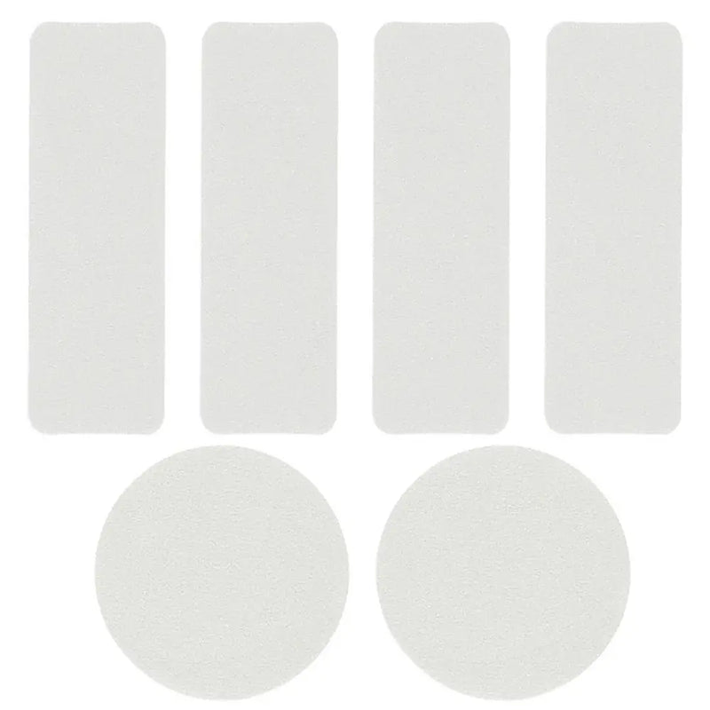 6pcs Accessories Self-Adhesive Shoe Repair Patch Microfiber Leather Durable Heel Hole Pads Universal Sneaker Repair Pads