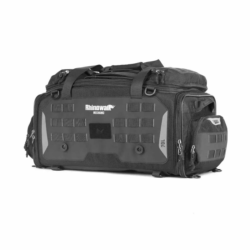 Rhinowalk 70L Motorcycle Saddle Pannier Bag Magnetic Tail Luggage Backpack