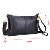 Women Handbags Fashion Soft Genuine Leather Crossbody Bags Large Capacity Shoulder Bags for Women Portable Handbag Phone Pocket