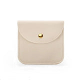 Portable Velvet Snap Button Packaging Pouch Gift Jewelry Bag Necklace Earrings Ring Storage Pouch Dust Protect Wrapping Bag