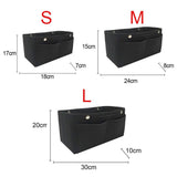 Portable Felt Cloth Insert Bag Women Organizer Handbag Travel Bag Insert Liner Purse Organizer Pouch Bag Accessories