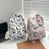 Butterfly Pattern Women's Backpack for School and Travel