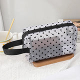 New Nylon Mesh Cosmetic Bag Portable Travel Toiletry Organizer Makeup Bag Multifunctional Women Lipstick Key Coin Purse Pouch