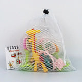 Durable Nylon Mesh Drawstring Storage Pouch Bag Multi Purpose Stuff Sack Home Travel Outdoor Activity Pouch Laundry Bag