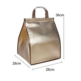 Home kitchen Foldable Aluminum Foil Delivery Bag Thermal Box Cake insulation bag Cooler Bag