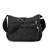 Women's Waterproof Nylon Crossbody Bag - Large Capacity Multi-Layer Handbag