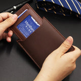 2025 New Men's Wallet Leather Bifold Wallet Slim Fashion Credit Card/ID Holders and Inserts Coin Purses Luxury Business Wallet