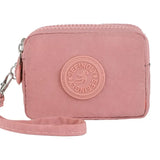 Women Three Layer Wallets Nylon Coin Purse New Korean Large Capacity Portable Oxford Cloth Coin Wallet Waterproof Portable