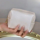 Women's Portable Cosmetic Bag Mini Beautiful Jewelry Bag Lipstick Bag Fashion Storage Bag for Travel Outdoor