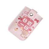 Creative 5 Card Pockets PU Leather Mini Wallets RFID Blocking ID Card Holder Laminated Concealed Pull-out Business Card Case