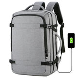 40L Expandable USB Travel Backpack, Flight Approved Carry-On, Water Resistant 17-inch Laptop Bag