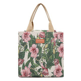 Fashion Handbag Floral Print Lunch Bag Large Capacity Thermal Thickened Thermal Insulation Bag Portable Ice Pack Women