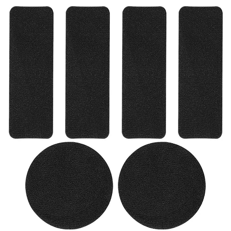 6pcs Accessories Self-Adhesive Shoe Repair Patch Microfiber Leather Durable Heel Hole Pads Universal Sneaker Repair Pads