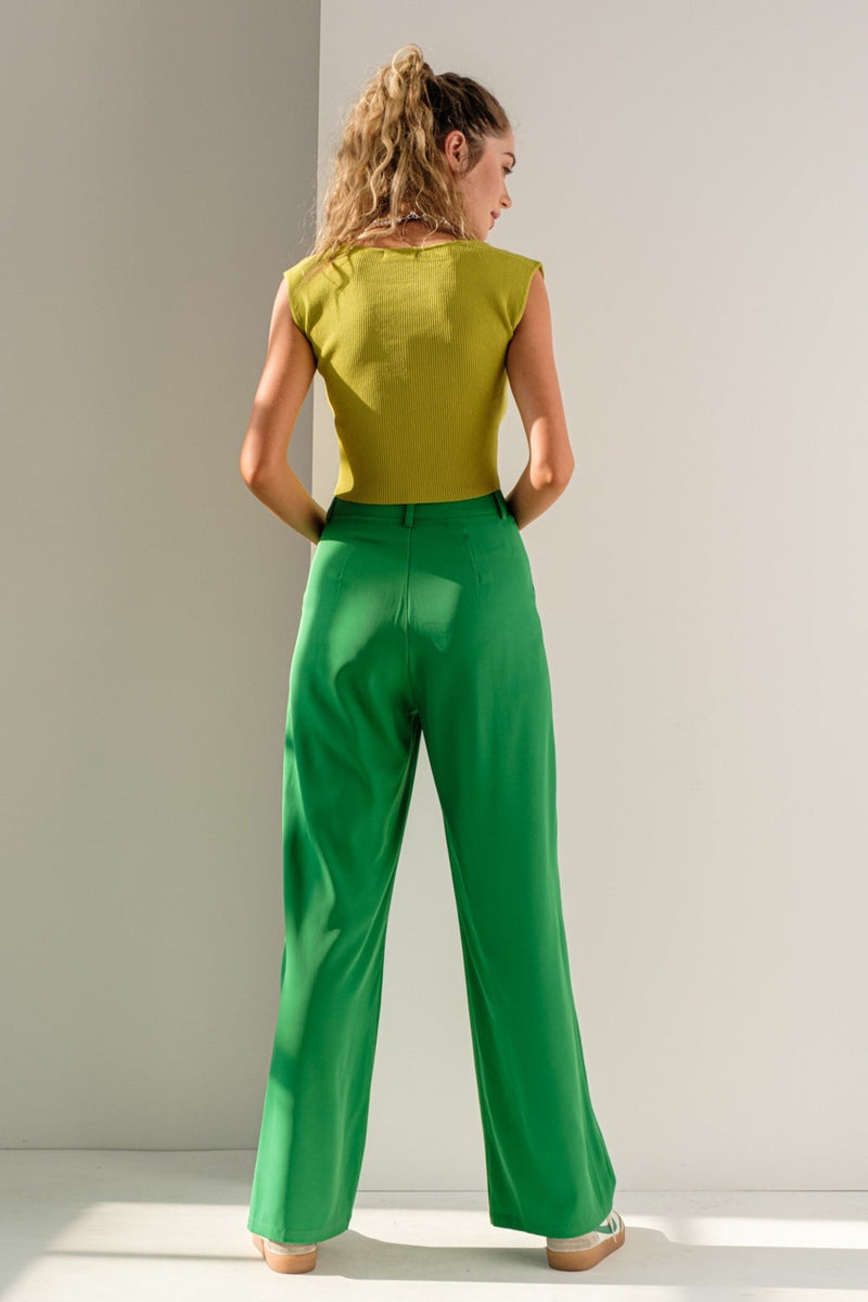 "Avery" Square Neck Ribbed Top