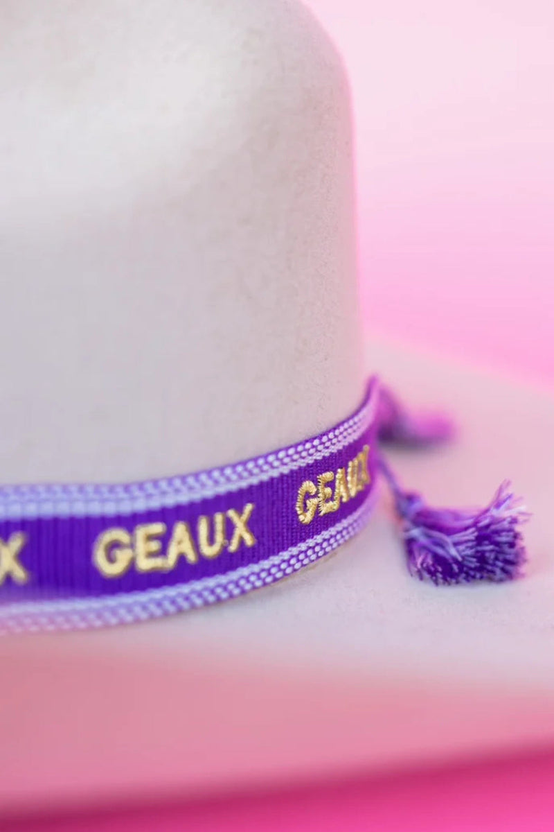 "Geaux" Hat Band